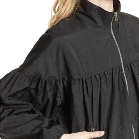Free People Balloon Bomber Jacket women black Size XS - Picture 4 of 15